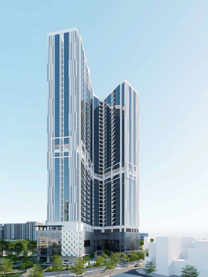 Phối cảnh 3D dự án Kepler Tower HH-02.