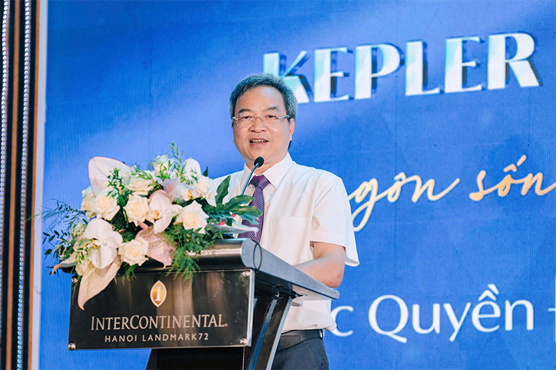 Ông Đỗ Quân - Tổng giám đốc TSQ Việt Nam đại diện Chủ đầu tư phát biểu tại sự kiện.